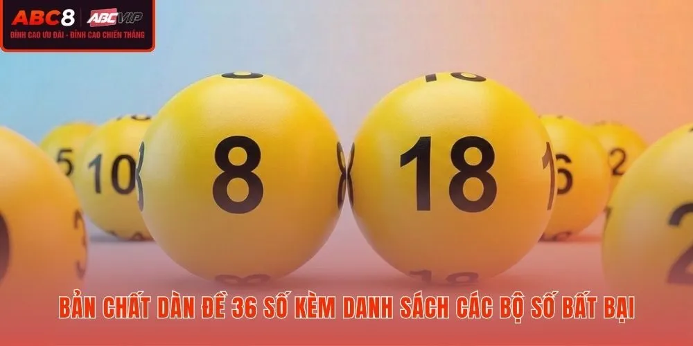 Bản chất dàn đề 36 số và danh sách bộ số chuẩn