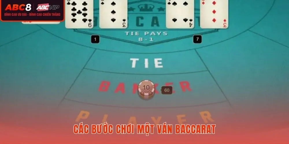 Mô phỏng cách chơi Baccarat từ đặt cược đến so điểm kết quả