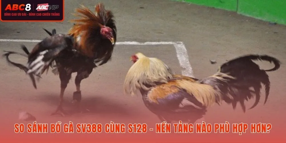 Đối chiếu SV388 và S128 cho người chơi đá gà cựa dao trực tuyến